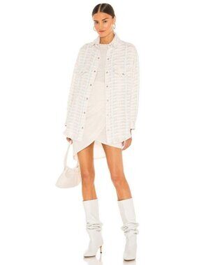 💕IRO💕 Marsh Shacket ~ Ecru/Silver EU 34
